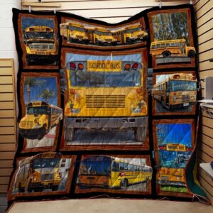 Bus Drivers School Bus Quilt  Quilt